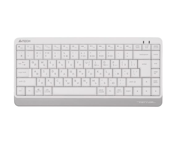Клавіатура бездротова A4Tech Fstyler FBK11(White) біла