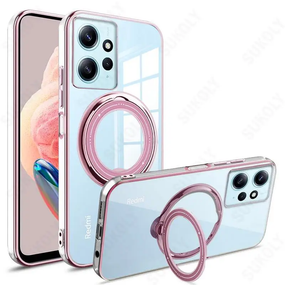 Чехол силиконовый MagSafe для Xiaomi Redmi Note 12 Pro 5G / Poco X5 Pro цвет Розовый