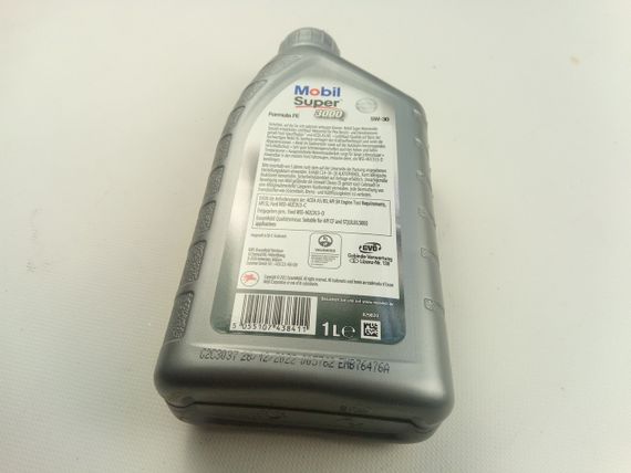 Олива моторна 5W-30 синтетична MOBIL Super 3000 X1 Formula FE 1 л. (152565) | Зображення 2