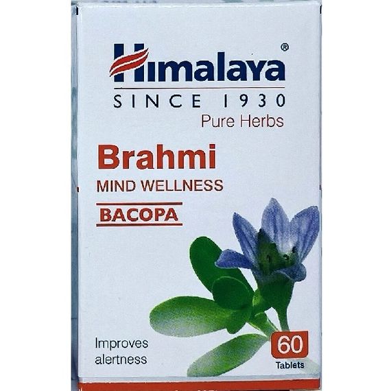 Комплекс для профилактики нервной системы Himalaya Brahmi 60 Tabs
