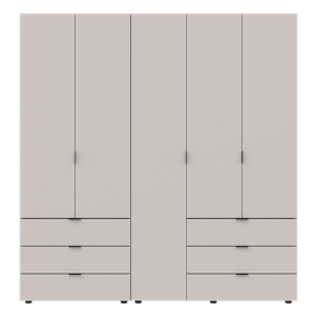 Комплект шкафов для одежды Doros Гелар (2 шт.) 193,7х49,5х203,4 см Кашемир (DRS-011239)