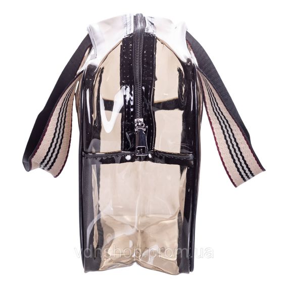 Прозрачная женская косметичка для дома 22×9×17 (см) косметичка дорожная в сумку для косметики, макияжа, лекарств, кистей HP-16-4K | Зображення 2