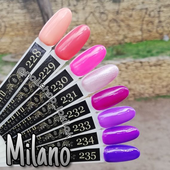 Гель-лак Milano 232 8мл | Зображення 4