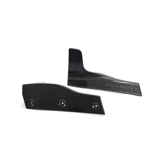 Накладки на задній бампер Flap (для S-Line 2016-2020, Карбон) для Ауди A5 рр | Зображення 6