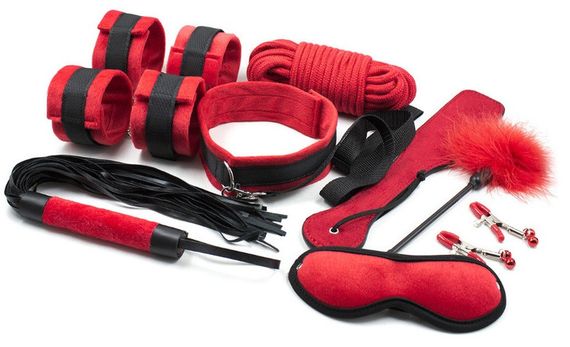 Набор для БДСМ игр RED PAIN Sex Aura