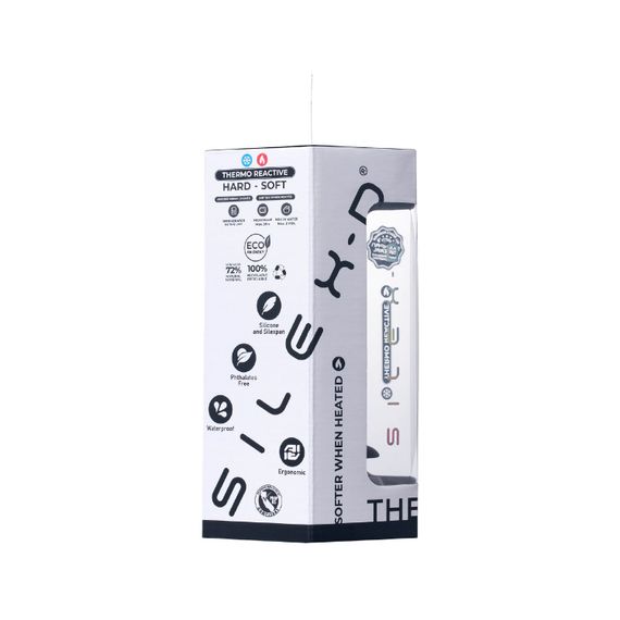 Анальна пробка SilexD Model 2, size M, чорна, двошарова, з ефектом пам’яті, діаметр 4 см | Зображення 8