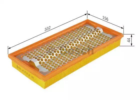 Фільтр повітряний 3700 MB 400E,500E,500SL, CL420,SL500,S420,E500 —99, BOSCH (1457433700) | Зображення 4