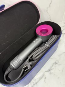 Super Hair Dryer фен с кейсом 1 насадка фуксія