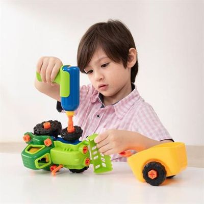 Конструктор EDU-Toys Трактор з інструментами (JS030) | Зображення 6