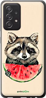 Чохол на Samsung Galaxy A52 Єнотик з кавуном "4605u-2251-2448"