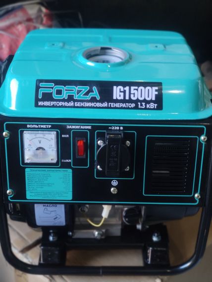 Генератор инверторный бензиновый FORZA IG1500F 1.4 кВт Инверторный генератор Инверторный генератор для дома | Зображення 6