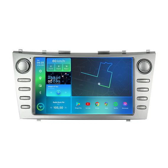 Штатна магнітола 2K Torssen Toyota Camry 40 з кнопками F98256 4G Carplay DSP | Зображення 1