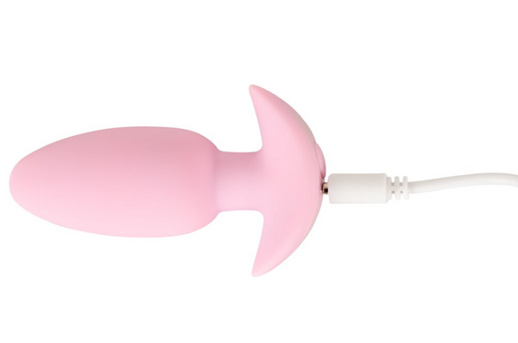 Анальна пробка з вібрацією Vibrating Mini Butt Plug Rose Sex Aura | Зображення 3