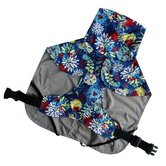 Дощовик плащ візерунки синій 3 | Зображення 3