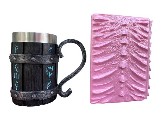 Подарунковий набір Кухоль 3D Скандинавські Руни та Блокнот 3D «Дракон Єдинорога» | Зображення 1