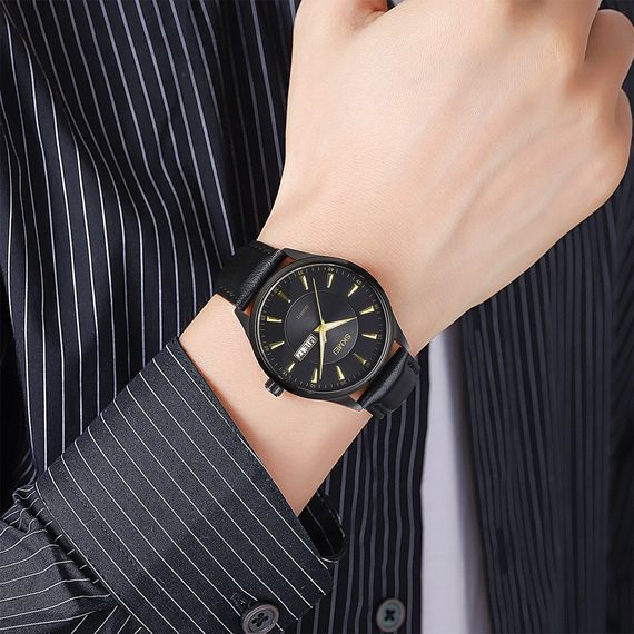 Skmei 2075BKBKGD Black-Black-Gold | Зображення 2