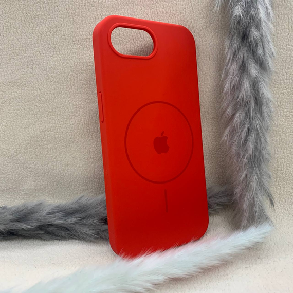 Чохол Iphone 16e MagSafe SoftTouch м'який Протиударний Червоний