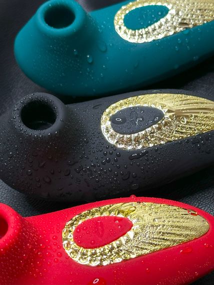 PREMIUM Вакумний стимулятор клітора, потужний вібратор 10 режимів всмоктування червоний | Зображення 8