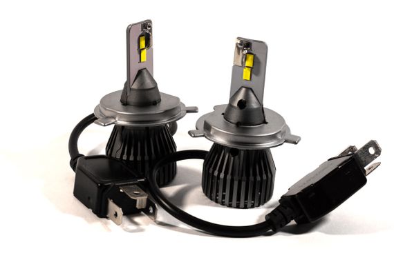 Комплект світлодіодних ламп HeadLight F1X H4 (P43t) 52W 12V 8400Lm з активним охолодженням (збільшена світловіддача)