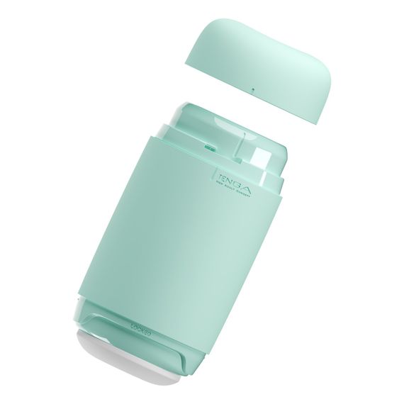 Мастурбатор TENGA PUFFY MINT GREEN, ультрамягкий материал, многоразовый, сквозной | Зображення 3