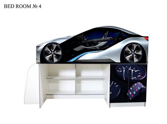 Дитяче ліжко-кімната Bed-Room №4 BMW, спальне місце 1700х800 мм | Зображення 2