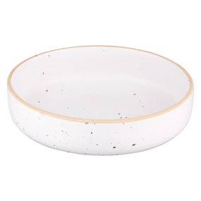 Тарелка Ardesto Midori, 680мл, 18.5см, кераміка, білий (AR0118MW)