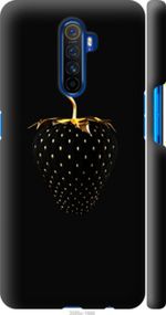 Чохол на Realme X2 Pro Чорна полуниця "3585m-1866-24368"
