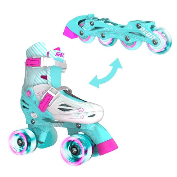 Дитячі ролики NEON Combo Skates бірюзовий NT10T4 | Зображення 1