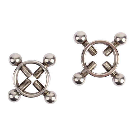 Затискачі на соски Chisa Sins Metal з чотирма болтами sexstyle | Зображення 1