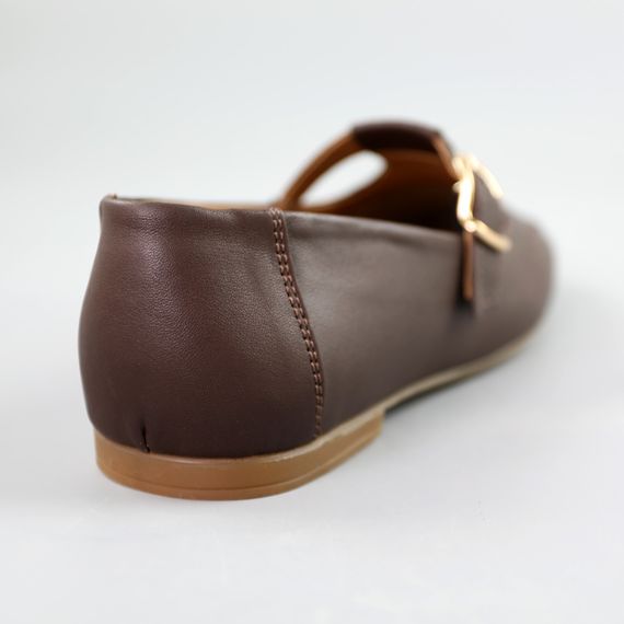 Туфлі жіночі шкіряні 591366 Коричневі 36 37 38 39 40 41 | Зображення 5