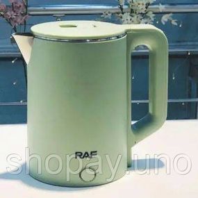Електрочайник 2,3 л 1850Вт RAF R7866. Колір: зелений TR-52