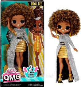 Кукла ЛОЛ Сюрприз ОМГ Роял Би с аксессуарами LOL Surprise OMG Royal Bee Fashion Doll