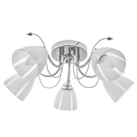 Люстра потолочная классическая в спальню E27 60W CH (LK-622C/5)