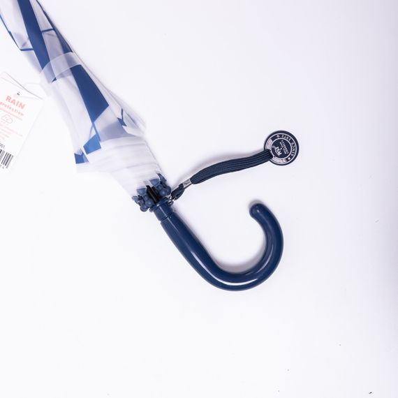 Класична дитяча парасолька-тростина напівавтомат з поліестеру 8 спиць діаметр 82 см Синя HP-23-9BL | Зображення 3