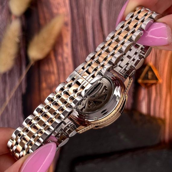 Класичний жіночий годинник Awarder 049 Де би не була Silver-Gold-Pearl, водонепроникний | Зображення 5