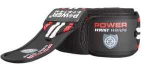 Бинти для зап'ясть (кистьові бинти) Power System PS-3500 Wrist Wraps Red/Black (пара) (PS-3500_Red-Black)