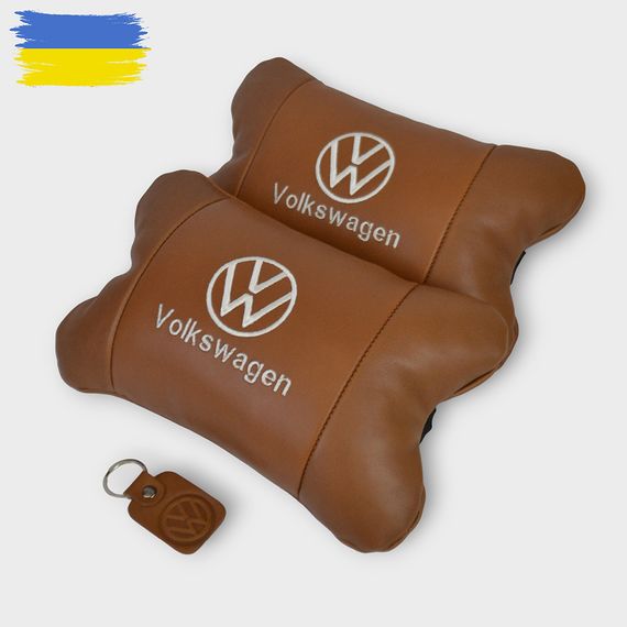 Авто подушки в машину Volkswagen, Подушка для водителя для авто Автомобильная подушка шеи с лого CH-49 | Зображення 6