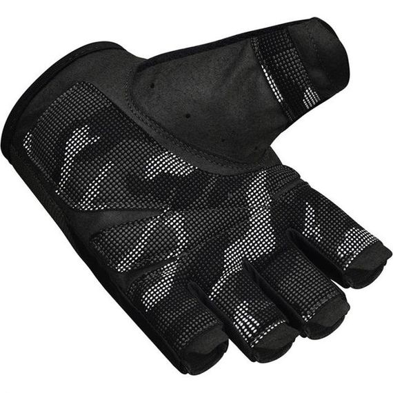 Рукавички для фітнесу RDX T2 Half Black PLUS-LX | Зображення 4
