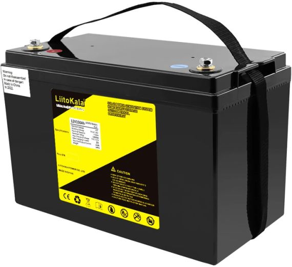Акумуляторна батарея LiitoKala DC-12V150Ah LiFePO4 | Зображення 2