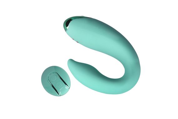 Вібратор для пар FairyGasm PleasureBerry green, зарядний кейс, пульт ДК | Зображення 6