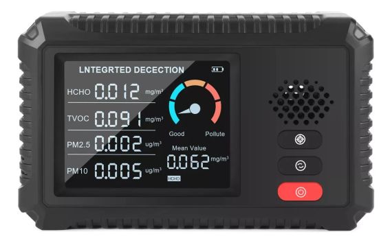 Монитор качества воздуха PM2.5/PM10 – детектор формальдегида и TVOC