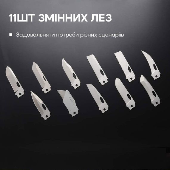 Набір змінних клинків Roxon (BA04; BA10; BA11) 3in1 | Зображення 9