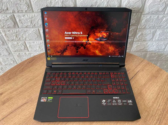Ноутбук Acer Nitro 5 AN515-44 15,6" IPS Ryzen 5 4600H 8Gb SSD 256Gb GTX 1650 Б/В