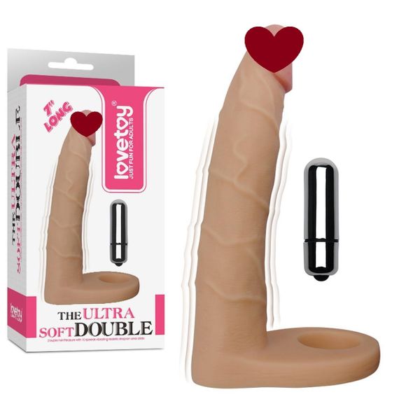 Насадка на член 7 The Ultra Soft Double Vibrating Sex Aura