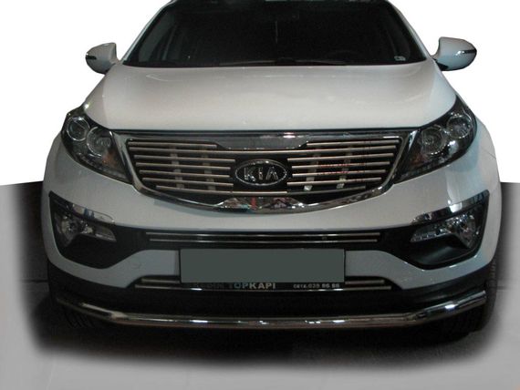 Передняя защита ST008 (нерж) для Kia Sportage 2010-2015 гг