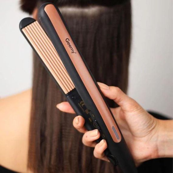 Плойка гофре для волос с турмалиновым покрытием, 45 Вт, Geemy GM-2955 / Плойка для прикорневого объема | Зображення 6