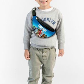 Сумка-бананка дитяча Фортнайт "Fortnite" з принтом, 32х15см, сумка для хлопчика через плече (00208)