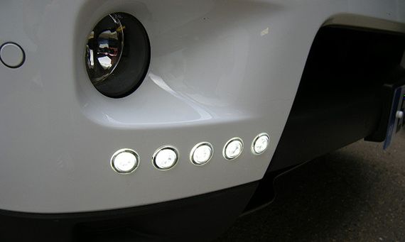Ходові вогні DRL - 3W Eagle eye, 23 mm. 2 шт. | Зображення 1
