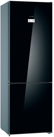 Холод. с нижн. мороз. кам. BOSCH KGN49LB30U, 203х67х70см, 2 дв., Холод.отд. - 330л, Мороз. отд. - 105л, A++, NF, Черный (стекло) (KGN49LB30U)