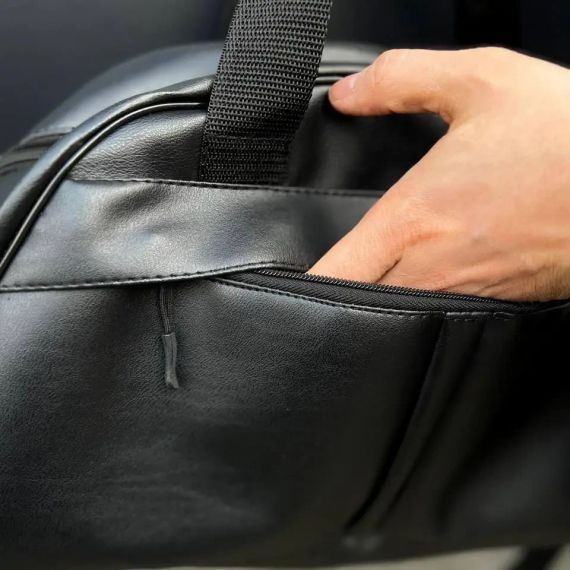 Шкіряна сумка для спорта,для подорожей,дорожна, зручна та вмістка | Зображення 8